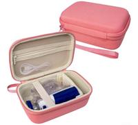 Scatola portaoggetti in EVA per inalatore e nebulizzatore portatile, custodia rigida portatile con tasca in rete, organizer da viaggio antiurto per accessori per dispositivi di respirazione, adatta