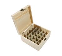 Scatola portaoggetti in legno con 12/25 scomparti per il trasporto di contenitori portaoggetti(25slots)