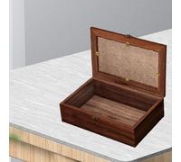 Scatola portaoggetti in legno, scatola dei ricordi, casa, arte, hobby, multiuso,