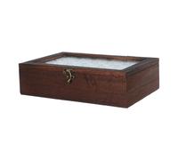 Scatola portaoggetti in legno vintage con coperchio in , scatola