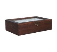 Scatola portaoggetti in legno vintage con coperchio in , scatola