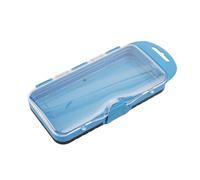 Scatola portaoggetti in plastica con coperchio trasparente, 20 x 8 x 4 cm, contenitore in PP per viti, gioielli, parti artigianali, elettronica, accessori da cucito e piccoli ferramenta, confezione da