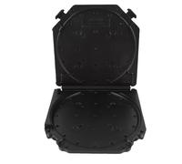 Scatola Portaoggetti in Plastica da 7 Pollici per Nastri, Durevole Organizer per Bobine per Uso Domestico e Viaggi di Lavoro (Black)