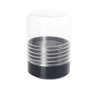 Scatola portaoggetti in plastica rigida per 10 punte esagonali, custodia organizer portatile con slot a rilascio a pressione per accessori e parti di rubinetto (cilindrico)