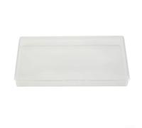Scatola portaoggetti in plastica trasparente, multiuso, contenitore per viti, strumenti, componenti elettronici, piccoli oggetti, con scomparti, impilabile (14,4 x 7,7 x 2 cm)
