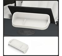 Scatola portaoggetti in silicone per Euler 5 2026, organizer per cruscotto dietro lo schermo di controllo centrale, scomparto impermeabile per piccoli oggetti, bianco alba (bianco alba)