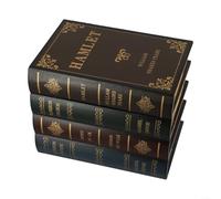 Scatola portaoggetti in stile retrò che ricorda i vecchi libri, con una copertura in pelle e cerniere in lega, offrendo vantaggi decorativi e funzionali (C)