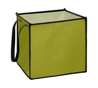 Scatola portaoggetti in tinta unita verde puro verde oliva per organizer extra large e cesto portaoggetti 33 x 33 x 33 cm