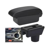 Scatola Portaoggetti Interna Per Bracciolo Per Dodge Per Attitude Accessori Auto Scatola Portaoggetti Per Auto(C3 Black white NOUSB)