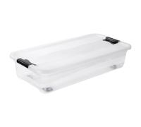 keeeper Konrad Contenitori con Coperchio, PP, Natural Transparent, 79.5 x 39.5 x 18 cm