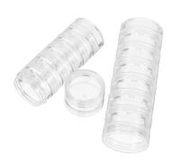 Scatola Portaoggetti la Settimana 2 Pezzi, Plastica Bianca, Organizer | Piccoli Articoli e Vitamine, Scomparti Multipli, Uso in Viaggio e Camera