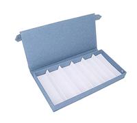 Scatola Portaoggetti Multipla per Occhiali 6 Slot, Organizer per Occhiali da Vista, Raccoglitore per Occhiali da Vista, Porta Occhiali da Sole, Porta Occhiali da Sole, per Donna, Uomo(cielo blu)