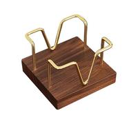 Scatola portaoggetti per appunti con base in legno, blocco per appunti, organizer da scrivania, supporto per scrivania da ufficio, organizer multifunzionali