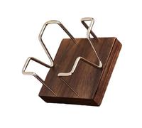Scatola portaoggetti per appunti con base in legno, blocco per appunti, organizer da scrivania, supporto per scrivania da ufficio, organizer multifunzionali