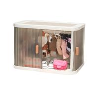 Scatola portaoggetti per armadio per bambole - Organizzatore di vestiti per bambole | Espositore per abbigliamento in peluche per libreria, toletta, scrivania, camera da, espositore