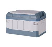 Scatola portaoggetti per auto, da campeggio, organizer per bagagliaio per auto, organizer per bagagliaio per SUV, camion e berlina, cestino pieghevole di grande capacità per esterni, viaggi, campeggio