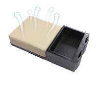 Scatola portaoggetti per bracciolo auto, organizer per console centrale auto,Copri braccioli per con cuscino universale - Scatola portaoggetti automatica multifunzionale, portabicchieri retrattil
