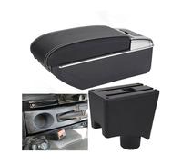 Scatola Portaoggetti per Bracciolo Auto per Dacia Renault Sandero Logan 2 Nissan Almera G15 Scatola Portaoggetti per Bracciolo Console Auto Che Allevia L'Affaticamento del Braccio