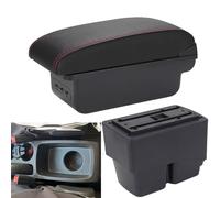 Scatola Portaoggetti per Bracciolo Auto per Ford Fiesta Mk7 2009-2017 Scatola Portaoggetti per Bracciolo Console Auto Che Allevia L'Affaticamento del Braccio