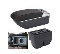 Scatola Portaoggetti per Bracciolo Auto per Ford Fiesta Mk7 2009-2017 Scatola Portaoggetti per Bracciolo Console Auto Che Allevia L'Affaticamento del Braccio