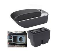 Scatola Portaoggetti per Bracciolo Auto per Ford Fiesta Mk7 2009-2017 Scatola Portaoggetti per Bracciolo Console Auto Che Allevia L'Affaticamento del Braccio