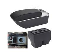 Scatola Portaoggetti per Bracciolo Auto per Ford Fiesta Mk7 2009-2017 Scatola Portaoggetti per Bracciolo Console Auto Che Allevia L'Affaticamento del Braccio