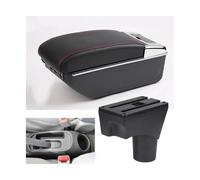 Scatola Portaoggetti Per Bracciolo Auto Per Nissan Per Sunny Per March Per Micra K13 MK4 IV 2011 2012 10-22 Parti Accessori Auto Scatola Bracciolo(D1 red line 7USB)