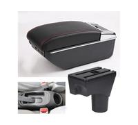 Scatola Portaoggetti Per Bracciolo Auto Per Nissan Per Sunny Per March Per Micra K13 MK4 IV 2011 2012 10-22 Parti Accessori Auto Scatola Bracciolo(C1 red line 7USB)