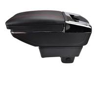 Scatola portaoggetti per bracciolo auto Per Suzuki Per Swift 2005-2020 Centro Center Console di Stoccaggio Bracciolo Girevole Box 2006 2007 2008 2009(Red Thread)