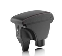 Scatola portaoggetti per bracciolo Auto, per Yaris, per Vitz Dettagli sulle Parti Interne della Scatola portaoggetti Parti di retrofit per Scatola portaoggetti (B1 Nero Rosso)