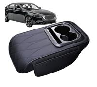 Scatola Portaoggetti per Bracciolo Auto | Portabicchieri Organizzatore Console Centrale - Organizzatore Multifunzione con Portacellulare per Viaggi Pendolari SUV Furgone Auto,Organizzazione e Archivia