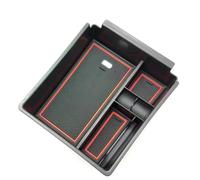 Scatola Portaoggetti Per Bracciolo Auto Vassoio Organizer Per Console Centrale Centrale Per Hyundai Per Tucson NX4 Per Limited 2022 WEFOLCC(With Red Mat)