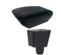 Scatola Portaoggetti Per Bracciolo Centrale Auto Per Dacia Per Logan 2 Per Dokker Accessori Retrofit Interni(F1 Black line NO USB)