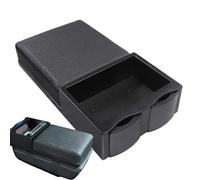 Scatola portaoggetti per bracciolo centrale per auto, Scatola portaoggetti per bracciolo per auto | Dispenser universale per fazzoletti organizer per console per | Portabicchieri retrattili,
