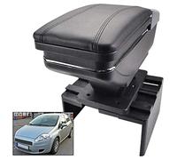 Scatola Portaoggetti per Bracciolo Console Centrale per Fiat Punto/Palio/Brava/Bravo/500/Siena/Doblo/Linea/Tipo/Marea/Albea con Base Portabicchieri Posacenere