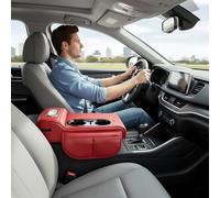 Scatola portaoggetti per bracciolo per automobile - Cuscino multifunzionale in | Organizer per bracciolo per veicolo con portabicchieri | Console interna per camion SUV per auto: comodi acces