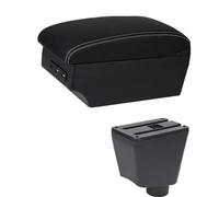Scatola portaoggetti per bracciolo, per Renault, per Captur Clio 3, per Clio 4 Scatola portaoggetti Centrale Custodia corrimano a Doppio Strato con Porta USB