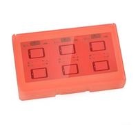 Scatola portaoggetti per carte da gioco 24 in 1 per Nintendo per Switch 2, dimensioni compatte e struttura in ABS per un uso quotidiano affidabile (blu)