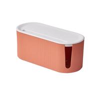 Scatola portaoggetti per cavi, organizer per cavi, scatola organizer per cavi, soluzione per la conservazione dei cavi, per casa, posto di lavoro, TV, computer e schr