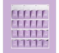Scatola Portaoggetti Per Cellulare, Cassaforte Per Cellulare,for Organizzazione e Migliore Concentrazione, Adatta for Aule, Asili Nido e Istituti di Formazione(Purple,24)