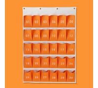 Scatola Portaoggetti Per Cellulare, Cassaforte Per Cellulare,for Organizzazione e Migliore Concentrazione, Adatta for Aule, Asili Nido e Istituti di Formazione(Orange,30)