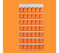 Scatola Portaoggetti Per Cellulare, Cassaforte Per Cellulare,for Organizzazione e Migliore Concentrazione, Adatta for Aule, Asili Nido e Istituti di Formazione(Orange,42)