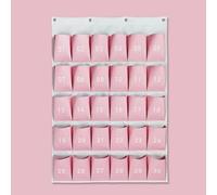Scatola Portaoggetti Per Cellulare, Cassaforte Per Cellulare,for Organizzazione e Migliore Concentrazione, Adatta for Aule, Asili Nido e Istituti di Formazione(Pink,30)