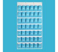 Scatola Portaoggetti Per Cellulare, Cassaforte Per Cellulare,for Organizzazione e Migliore Concentrazione, Adatta for Aule, Asili Nido e Istituti di Formazione(Blue,42)