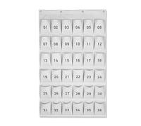 Scatola Portaoggetti Per Cellulare, Cassaforte Per Cellulare，for Organizzazione e Migliore Concentrazione, Adatta for Aule, Asili Nido e Istituti di Formazione(White,36)
