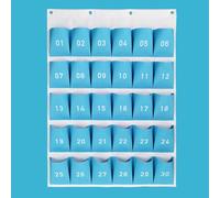 Scatola Portaoggetti Per Cellulare, Cassaforte Per Cellulare,for Organizzazione e Migliore Concentrazione, Adatta for Aule, Asili Nido e Istituti di Formazione(Blue,30)