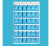 Scatola Portaoggetti Per Cellulare, Cassaforte Per Cellulare,for Organizzazione e Migliore Concentrazione, Adatta for Aule, Asili Nido e Istituti di Formazione(Blue,36)