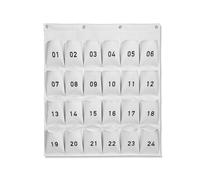 Scatola Portaoggetti Per Cellulare, Cassaforte Per Cellulare,for Organizzazione e Migliore Concentrazione, Adatta for Aule, Asili Nido e Istituti di Formazione(White,24)