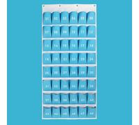 Scatola Portaoggetti Per Cellulare, Cassaforte Per Cellulare,for Organizzazione e Migliore Concentrazione, Adatta for Aule, Asili Nido e Istituti di Formazione(Blue,48)
