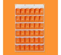 Scatola Portaoggetti Per Cellulare, Cassaforte Per Cellulare,for Organizzazione e Migliore Concentrazione, Adatta for Aule, Asili Nido e Istituti di Formazione(Orange,36)